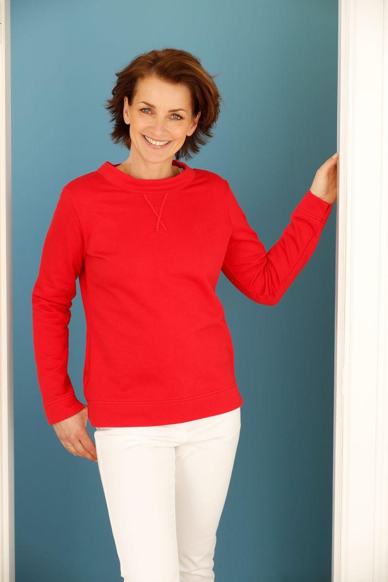 Lanya - Rot - Langarm-Sweatshirt